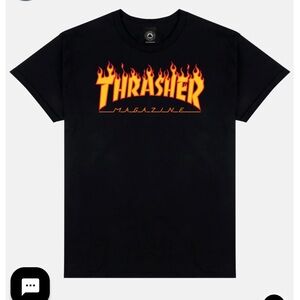 THRASHER Flame Logo Mens Tee size large
